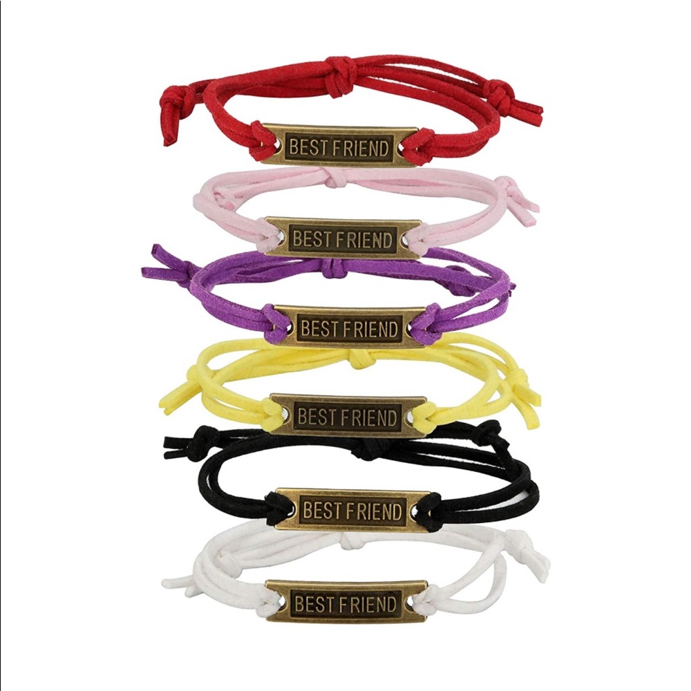 6Pcs Friendship Braided Bracelet Women Colorful
